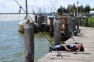 Angeln und Entspannen am Zingster Hafen