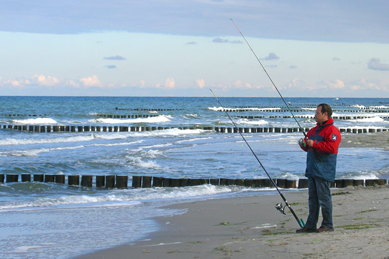 Ostseeangeln in Zingst - zurück ...