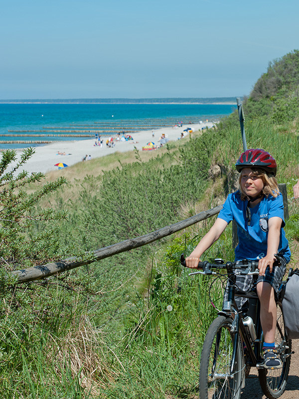 Auf den Ostseeradweg bei Ahrenshoop - weiter zu Aktuelles ...